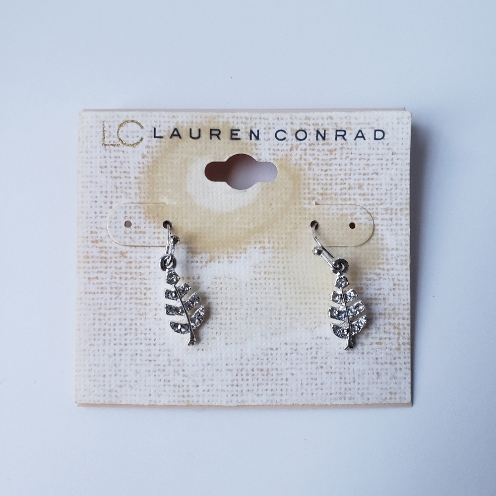 Lauren Conrad Leaf Earrings